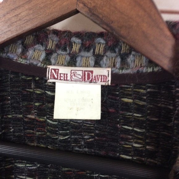 Neil & David. Cardigan Blazer. Multi toned. - Picture 4 of 5